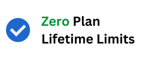 Zero Plan Lifetime Limits